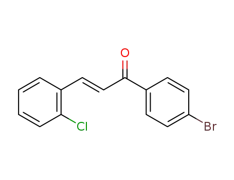 Molecular Structure of 86293-48-3 (4'-BROMO-2-CHLOROCHALCONE)