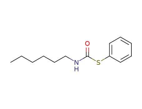 85966-68-3,S-phenyl hexylcarbamothioate,N-HEXYL-1-PHENYLSULFANYL-FORMAMIDE;Carbamothioic acid,hexyl-,S-phenyl ester;