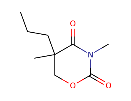 90609-01-1,3,5-dimethyl-5-propyl-1,3-oxazinane-2,4-dione,