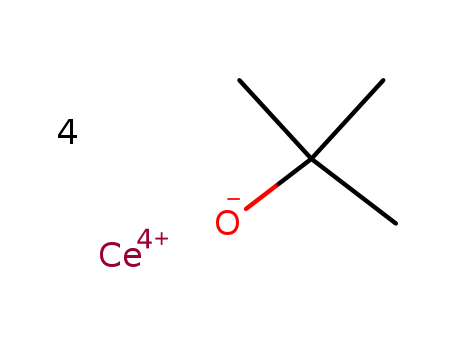 90595-53-2,CERIUM IV T-BUTOXIDE,2-Propanol,2-methyl-,cerium(4+) salt;2-Methyl-propan-2-ol,Cer-tetra-tert-butylat;2-methyl-propan-2-ol,cerium tetra-tert-butylate;