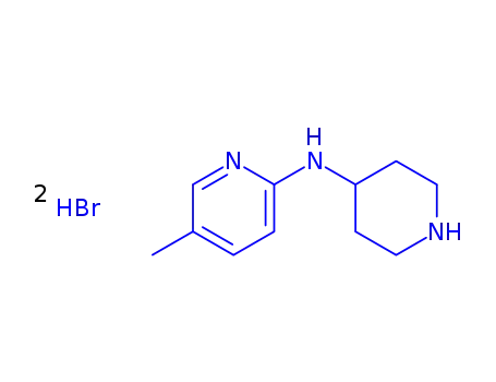 Molecular Structure of 793675-05-5 ((5-Methyl-pyridin-2-yl)-piperidin-4-yl-amine dihydrochloride)