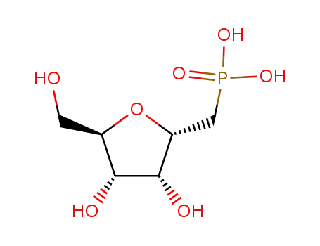 Molecular Structure of 86762-89-2 (2,5-anhydro-1-deoxy-1-phosphonoaltritol)
