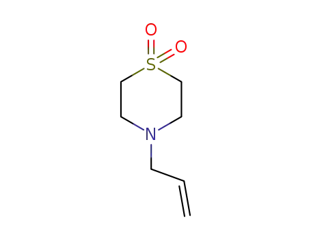 Molecular Structure of 79207-42-4 (4-ALLYL-1LAMBDA6,4-THIAZINANE-1,1-DIONE)