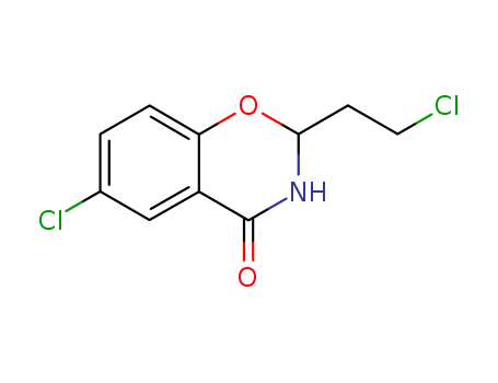 1016-75-7,6-chloro-2-(2-chloroethyl)-2,3-dihydro-4H-1,3-benzoxazin-4-one,