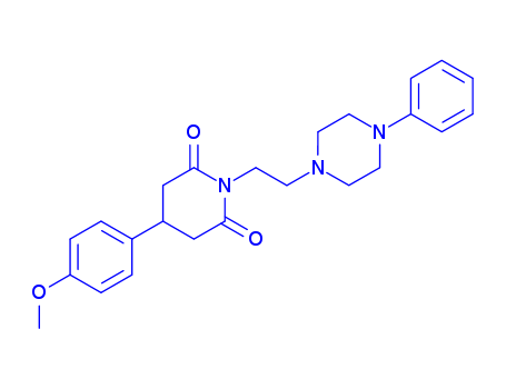 79322-94-4,4-(4-methoxyphenyl)-1-[2-(4-phenylpiperazin-1-yl)ethyl]piperidine-2,6-dione,