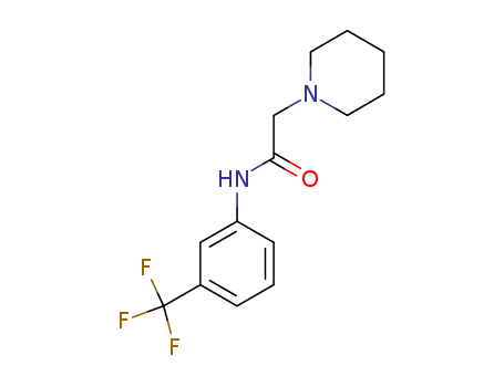 2-(1-piperidyl)-N-[3-(trifluoromethyl)phenyl]acetamide cas  793-15-7