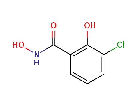 Molecular Structure of 61799-80-2 (Benzamide, 3-chloro-N,2-dihydroxy-)