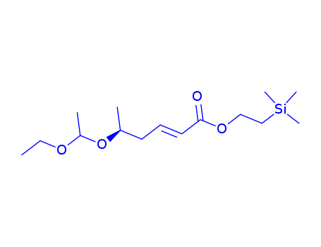 2-HEXENOIC ACID 5-(1-ETHOXYETHOXY)-,(2-TRIMETHYLSILYL)ETHYL ESTER