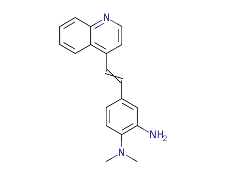 Molecular Structure of 796-57-6 (N~1~,N~1~-dimethyl-4-[2-(quinolin-4-yl)ethenyl]benzene-1,2-diamine)