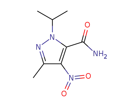 1H-Pyrazole-5-carboxamide,3-methyl-1-(1-methylethyl)-4-nitro-(9CI)
