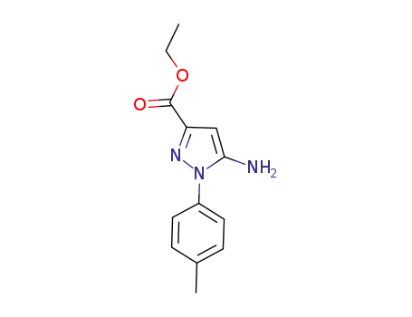 5-Amino-1-(4-methylphenyl)-1H-pyrazole-3-carboxylic acid ethyl ester