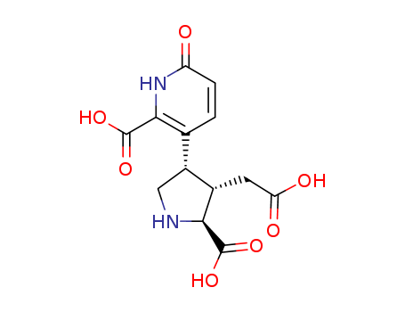 86630-10-6,3-[(3S)-5β-Carboxy-4α-carboxymethylpyrrolidin-3α-yl]-1,6-dihydro-6-oxopyridine-2-carboxylic acid,Acromelic acid B;