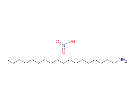 Molecular Structure of 4032-43-3 (1-Octadecanamine, nitrate)