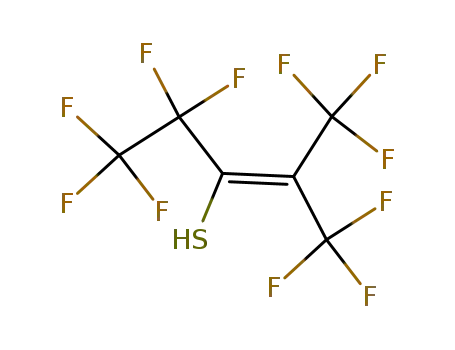 Molecular Structure of 79272-21-2 (2-Pentene-3-thiol, 1,1,1,4,4,5,5,5-octafluoro-2-(trifluoromethyl)-)