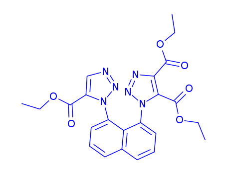 1-[8-[5-(Ethoxycarbonyl)-1H-1,2,3-triazol-1-yl]naphthalen-1-yl]-1H-1,2,3-triazole-4,5-dicarboxylic acid diethyl ester