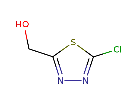 Molecular Structure of 912669-58-0 (1,3,4-Thiadiazole-2-methanol,  5-chloro-)