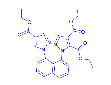 [1,1'-(Naphthalene-1,8-diyl)bis(1H-1,2,3-triazole)]-4,4',5-tricarboxylic acid triethyl ester