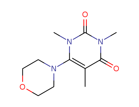 2,4(1H,3H)-Pyrimidinedione,1,3,5-trimethyl-6-(4-morpholinyl)-