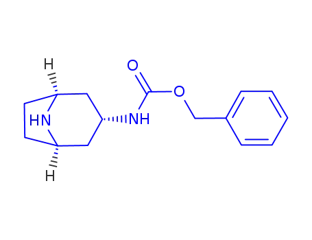 Molecular Structure of 913575-14-1 (Carbamicacid, (3-endo)-8-azabicyclo[3.2.1]oct-3-yl-, phenylmethyl ester (9CI))