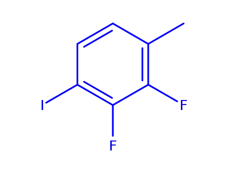 Molecular Structure of 914100-41-7 (2,3-difluoro-1-iodo-4-methylbenzene)