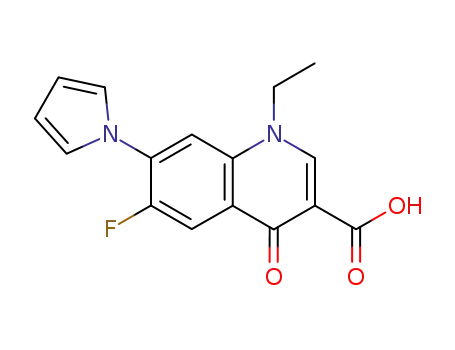 Molecular Structure of 91524-15-1 (Irloxacin)