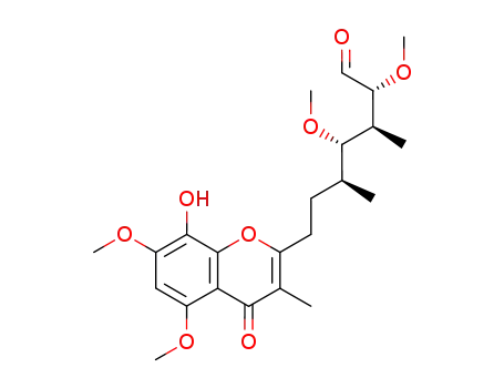 (2R,3S,4S,5S)-7-[8-hydroxy-5,7-dimethoxy-3-methyl-4-oxo-4H-2-chromenyl]-2,4-dimethoxy-3,5-dimethylheptanal