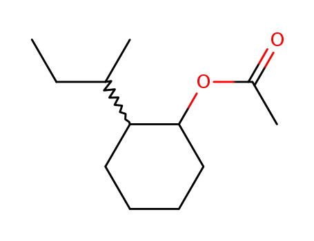 Molecular Structure of 91-54-3 (1-Acetoxy-2-sec-butylcyclohexane)