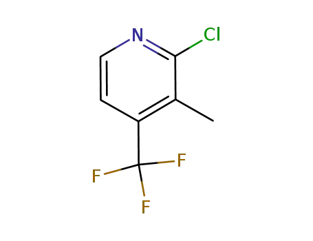 Molecular Structure of 917806-24-7 (2-chloro-3-Methyl-4-(trifluoroMethyl)pyridine)