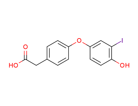 4-(4-hydroxy-3-iodophenoxy)-Benzeneacetic acid(93532-61-7)