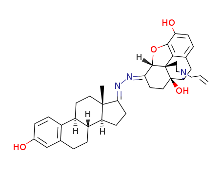 91712-59-3,estrone-naloxone azine,Estrane,morphinan-6-one deriv.; Naloxone estrone azine