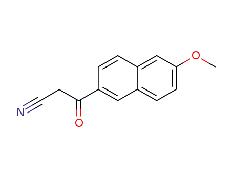 Molecular Structure of 92163-27-4 (3-(6-methoxy-naphthalen-2-yl)-3-oxo-propionitrile)
