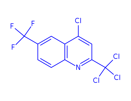 4-chloro-2-(trichloromethyl)-6-(trifluoromethyl)quinoline
