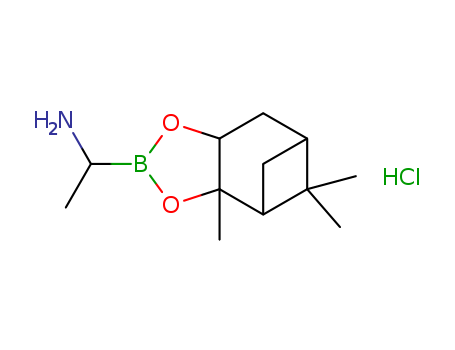 4,6-Methano-1,3,2-benzodioxaborole-2-methanamine,hexahydro-a,3a,8,8-tetramethyl-, hydrochloride (1:1), (aS,3aS,4S,6S,7aR)-