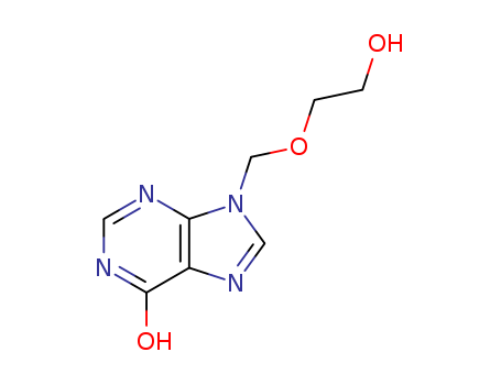 91897-95-9,9-[(2-hydroxyethoxy)methyl]-3,9-dihydro-6H-purin-6-one,9-((2-Hydroxyethoxy)methyl)hypoxanthine;9-((2-hydroxyethoxy)methyl)-9H-purin-6-ol;HMS1664O12;