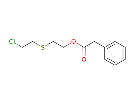 Molecular Structure of 91767-54-3 (2-[(2-chloroethyl)sulfanyl]ethyl phenylacetate)