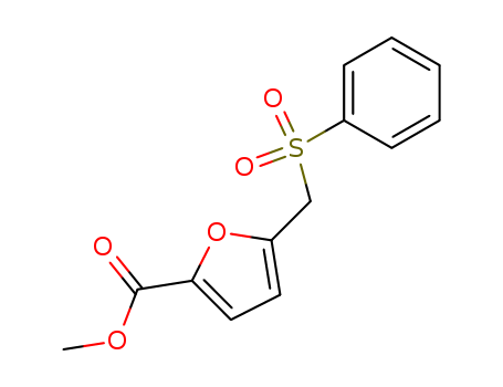 2-Furancarboxylic acid,5-[(phenylsulfonyl)methyl]-, methyl ester