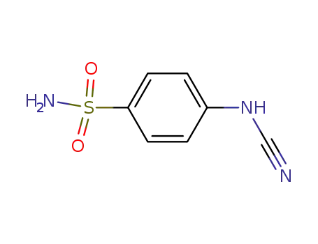 Molecular Structure of 91772-10-0 (Benzenesulfonamide, 4-(cyanoamino)- (9CI))