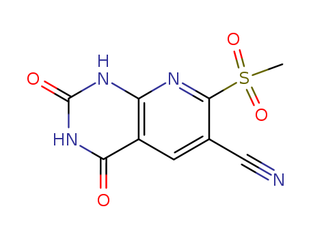 92221-83-5,7-(methylsulfonyl)-2,4-dioxo-1,2,3,4-tetrahydropyrido[2,3-d]pyrimidine-6-carbonitrile,