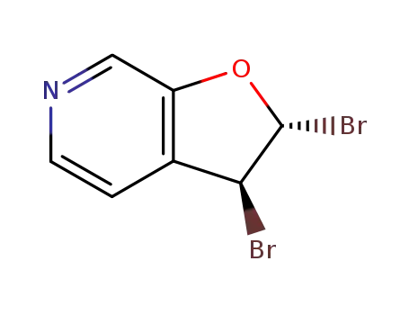 Molecular Structure of 92404-65-4 (Furo[2,3-c]pyridine, 2,3-dibromo-2,3-dihydro-, trans-)