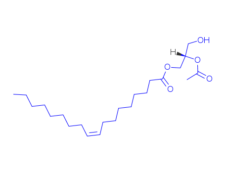 86390-77-4,1-OLEOYL-2-ACETYL-SN-GLYCEROL,9-Octadecenoicacid (Z)-, 2-(acetyloxy)-3-hydroxypropyl ester, (S)-; 1-Oleoyl-2-acetyl-sn-glycerol;1-Oleoyl-2-acetyl-sn-glycerol; 2-Acetyl-1-oleoyl-sn-glycerol;sn-1-Oleoyl-2-acetylglycerol