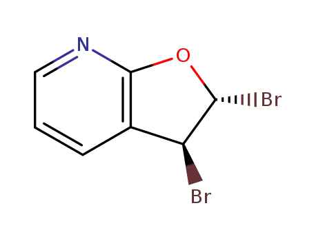 Molecular Structure of 92404-57-4 (Furo[2,3-b]pyridine, 2,3-dibromo-2,3-dihydro-, trans-)