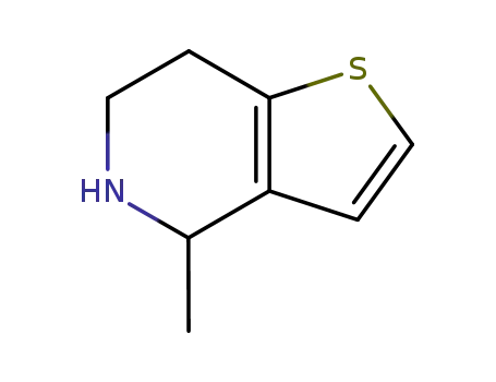 Molecular Structure of 92503-61-2 (4-METHYL-4,5,6,7-TETRAHYDROTHIENO[3,2-C]PYRIDINE)