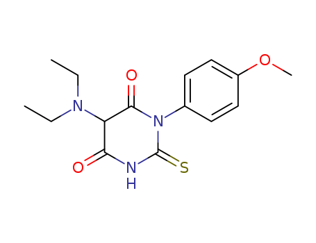 92650-05-0,5-(diethylamino)-1-(4-methoxyphenyl)-2-thioxodihydropyrimidine-4,6(1H,5H)-dione,