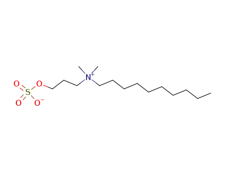 Molecular Structure of 92764-22-2 (N,N-DIMETHYL-N-(3-(SULFOOXY)PROPYL)-1-DE CANAMINIUM OH INNER SALT, 98)