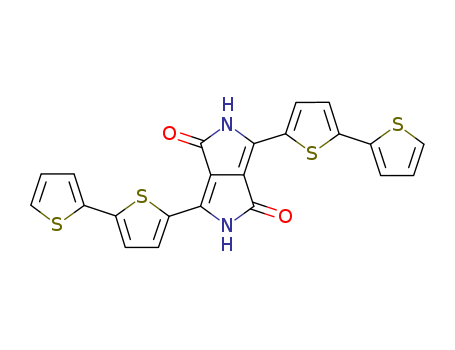 3,6-di(2,2′-bithiophen-5-yl)pyrrolo[3,4-c]pyrrole-1,4-(2H,5H)-dione(927896-66-0)