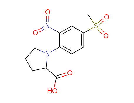 1-[4-(Methylsulfonyl)-2-nitrophenyl]pyrrolidine-2-carboxylic acid