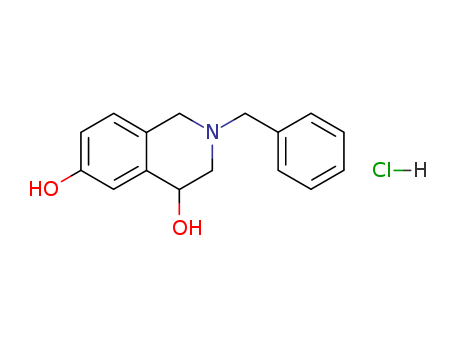 2-benzyl-1,2,3,4-tetrahydroisoquinolin-2-ium-4,6-diol chloride