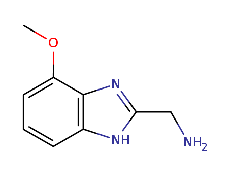Benzimidazole, 2-(aminomethyl)-4(or 7)-methoxy- (7CI)(93227-24-8)