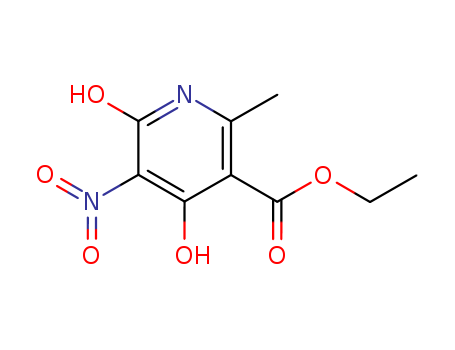 3-Pyridinecarboxylic acid, 1,6-dihydro-4-hydroxy-2-methyl-5-nitro-6-oxo-, ethyl ester