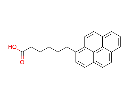 Molecular Structure of 90936-85-9 (1-Pyrenehexanoic acid)